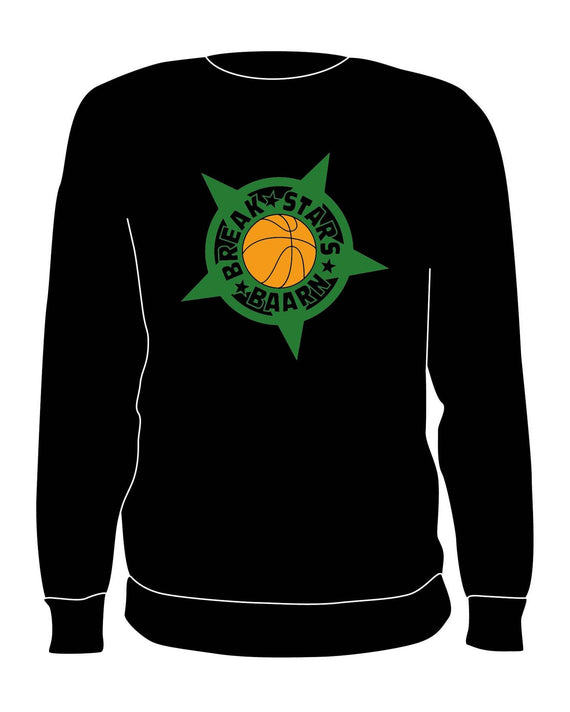 Breakstars Baarn Crewneck Logo Zwart