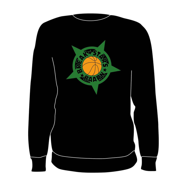 Breakstars Baarn Crewneck Logo Zwart
