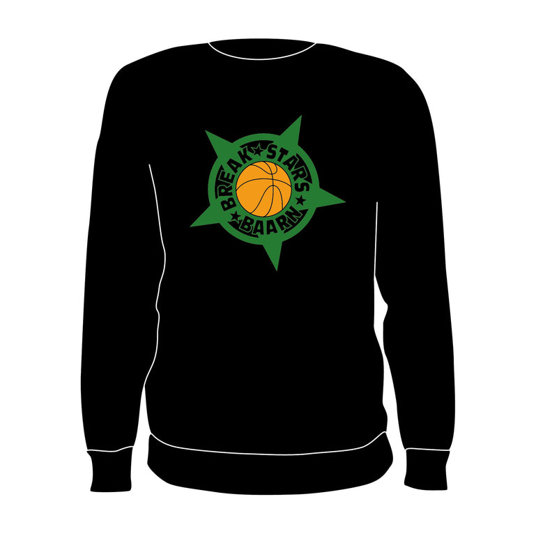 Breakstars Baarn Crewneck Logo Zwart