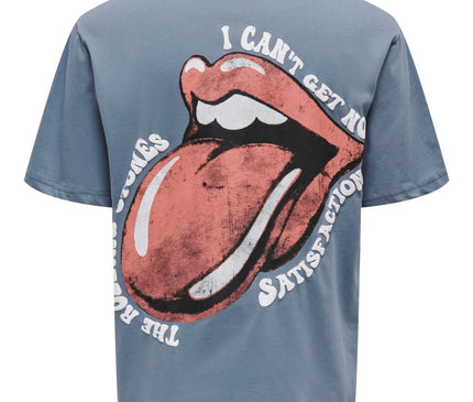 Only-&-Sons-Rolling-Stones-RLX-T-shirt-Flint-Stone-Back