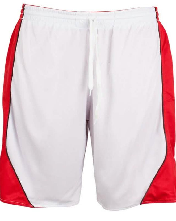 Burned Dubbelzijdig Short Rood Wit