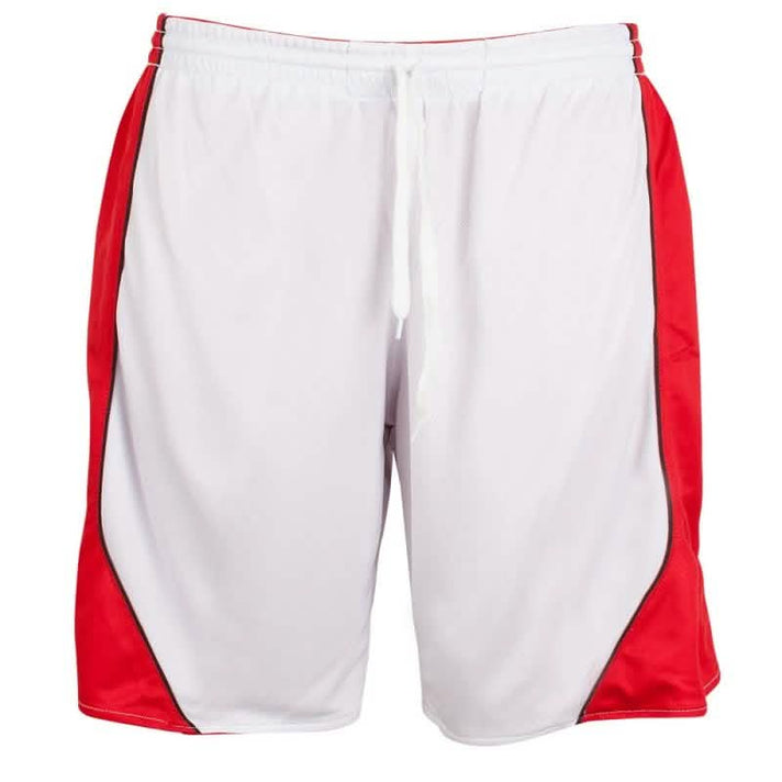 Burned Beidseitig Short Rot Weiß
