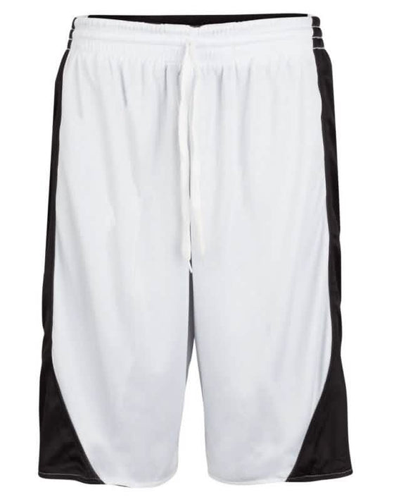 Burned Dubbelzijdig Short Zwart Wit