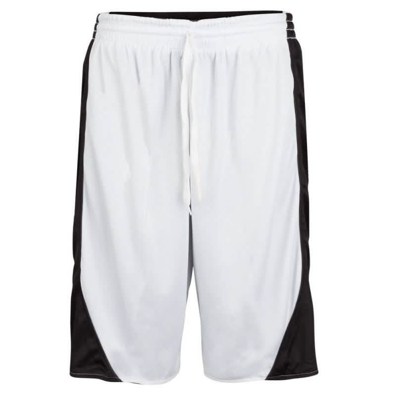 Burned Double Sided Short Black White