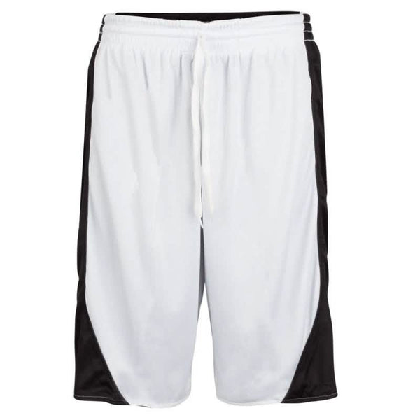 Burned Dubbelzijdig Short Zwart Wit