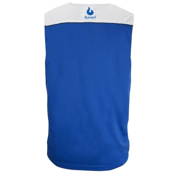 Burned Dubbelzijdig Jersey Blauw Wit