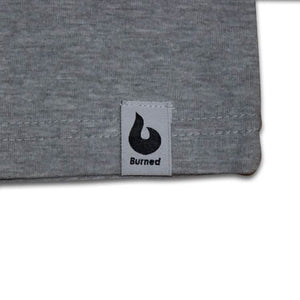 Burned T-shirt Gray