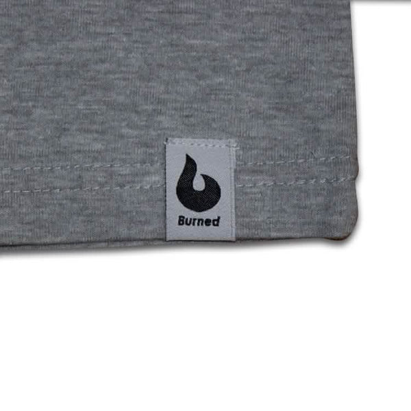 Burned T-shirt Gray