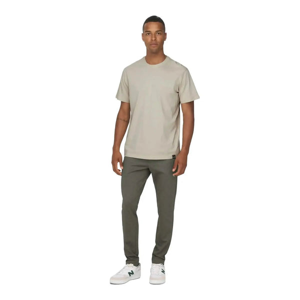 Mark Pant Herringbone Print Teak