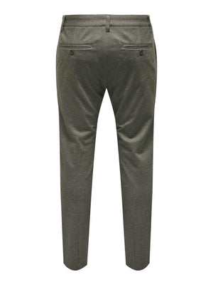 Mark Pant Herringbone Print Teak