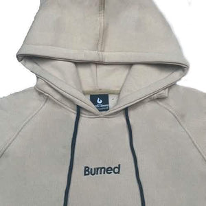 Burned Raglan Hoodie Camel