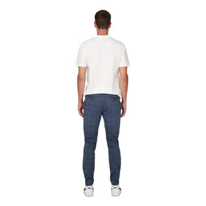 Mark Check Pantalon Hy Dress Blues