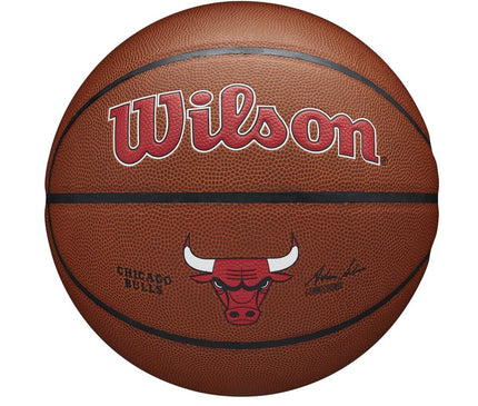 Wilson NBA CHICAGO BULLS Composite Indoor / Outdoor Basketbal (7)