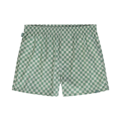 Green Checkered Boxer