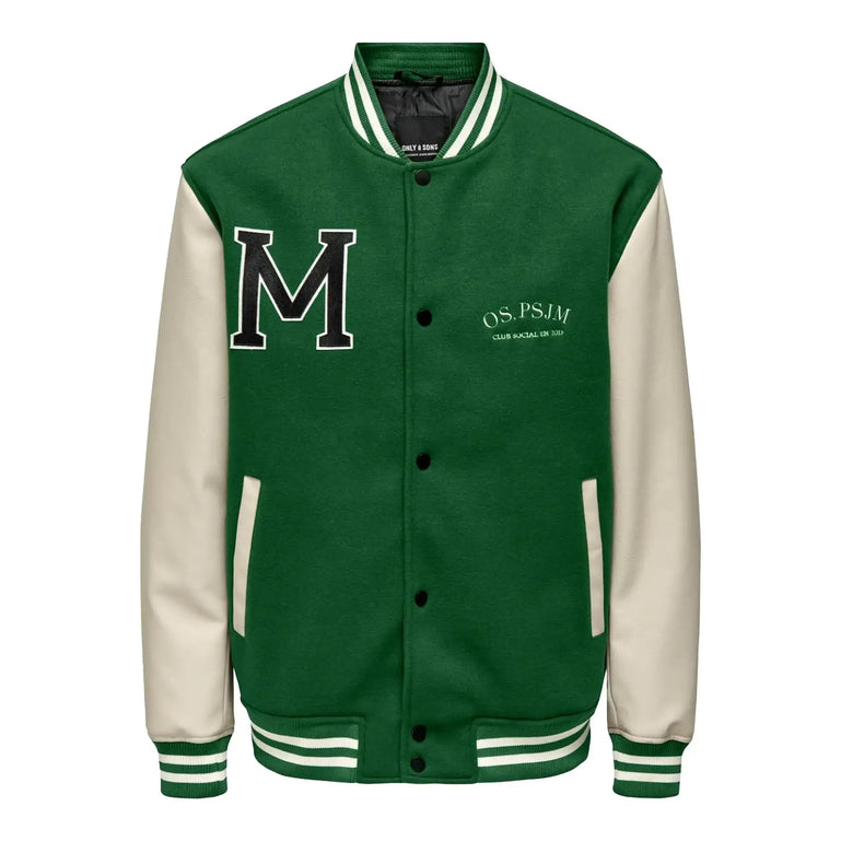 Jay Varsity Jacket Green