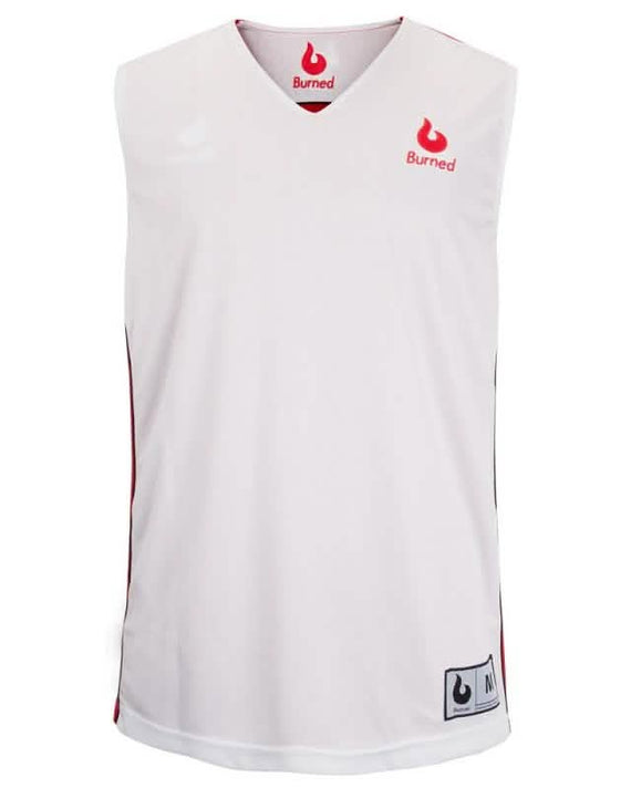 Burned Dubbelzijdig Jersey Rood Wit