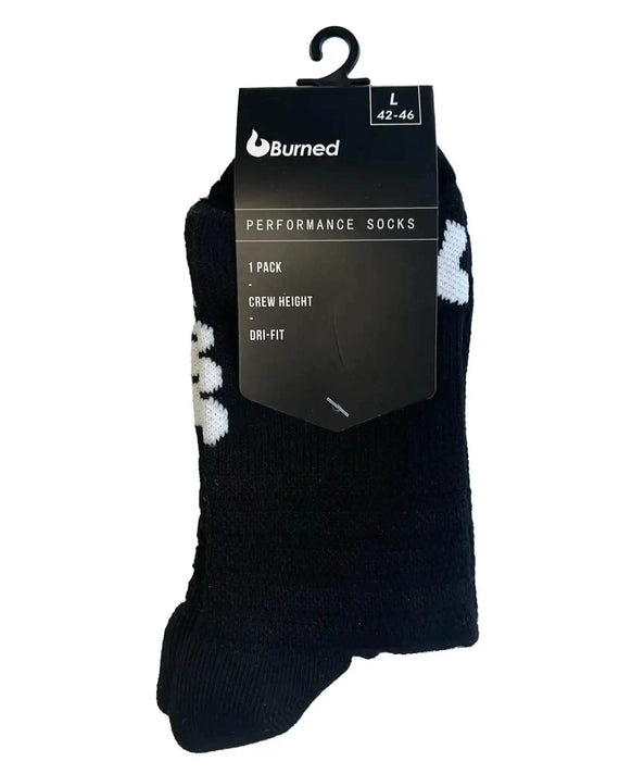 Burned Elite Performance Sock Zwart