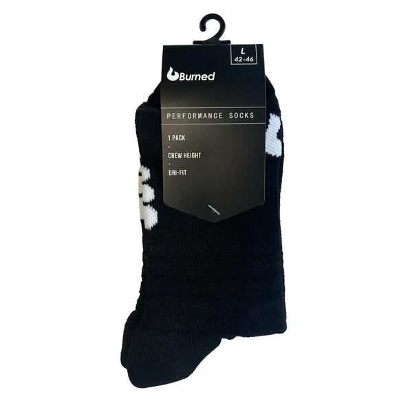 Burned Elite Performance Sock Noir