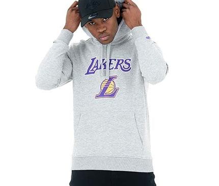 New Era LA Lakers Hoodie Gris