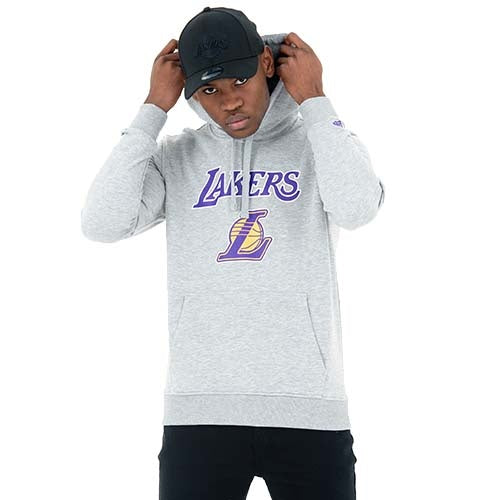 New Era LA Lakers Hoodie Grijs