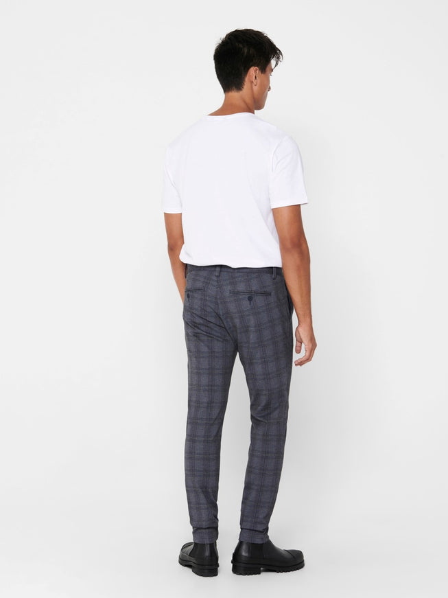 Only & Sons Pants Grey Chequered 