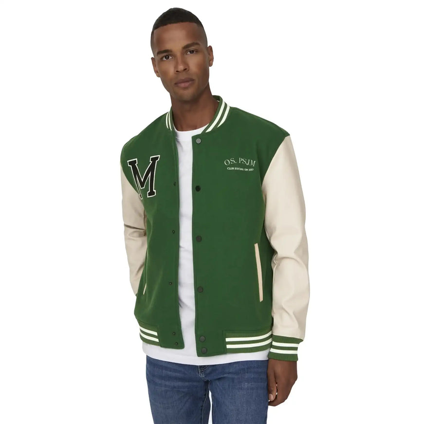 Jay Varsity Jacket Green