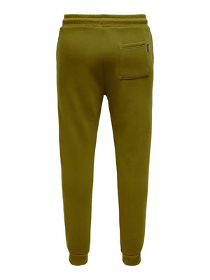 Tom Pantalon de Jogging Athletic Club Vert Marron