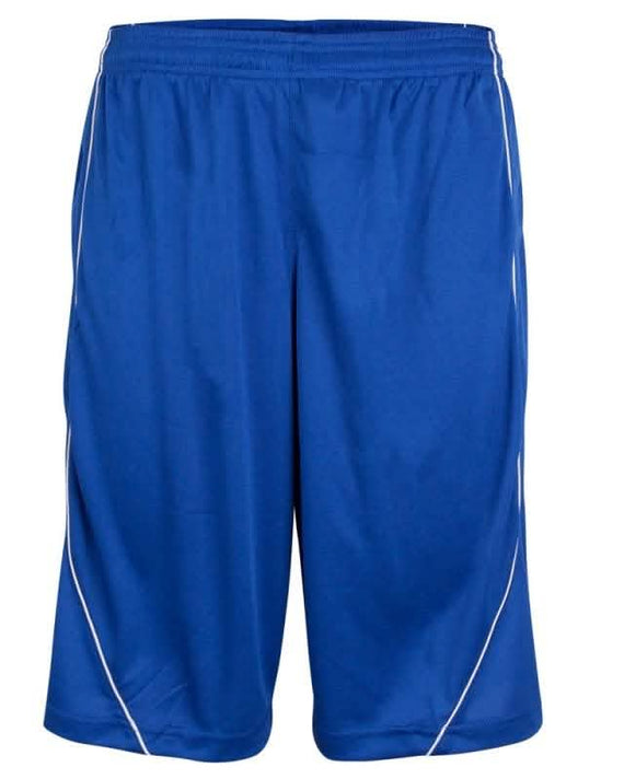 Burned Enkelzijdig Short Blauw
