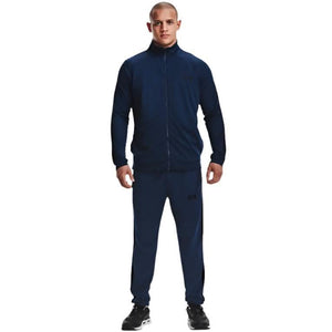 Knit Tracksuit Complete Navy Blue