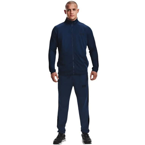 Knit Tracksuit Complete Navy Blue