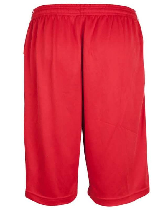 Burned Enkelzijdig Short Rood