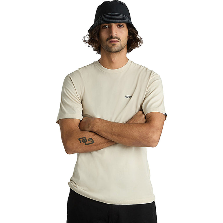 Left Chest Logo Tee Creme