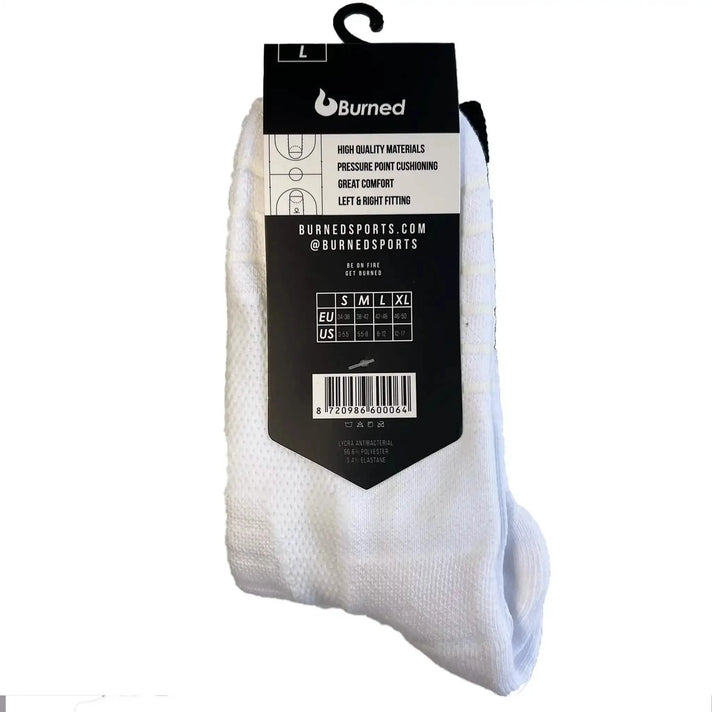 Burned Elite Performance Sock Weiß