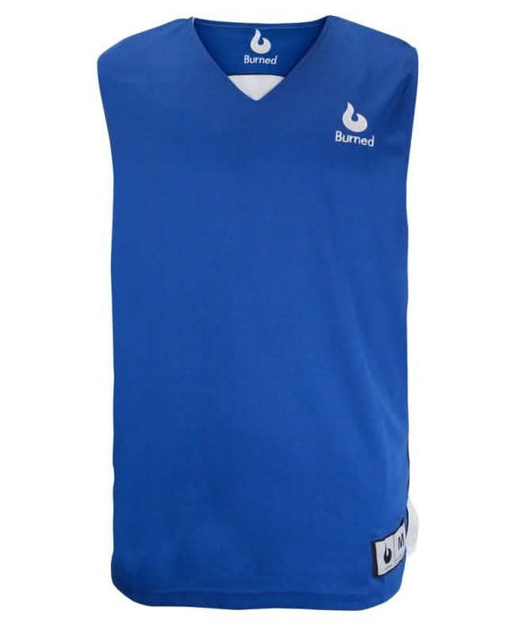 Burned Dubbelzijdig Jersey Blauw Wit