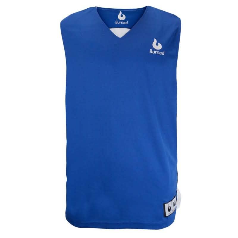 Burned Dubbelzijdig Jersey Blauw Wit
