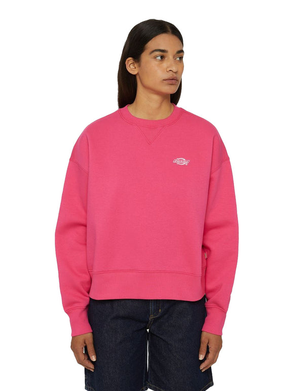 Dickies-Summerdale-Sweatshirt-Roze-Model-Front