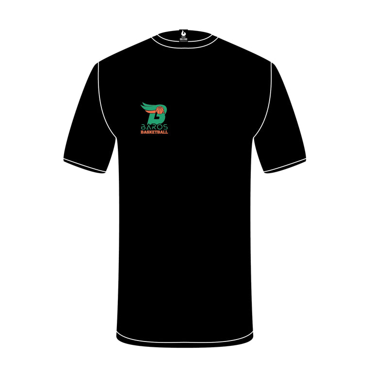 EBV Baros T-shirt Borduursel Zwart