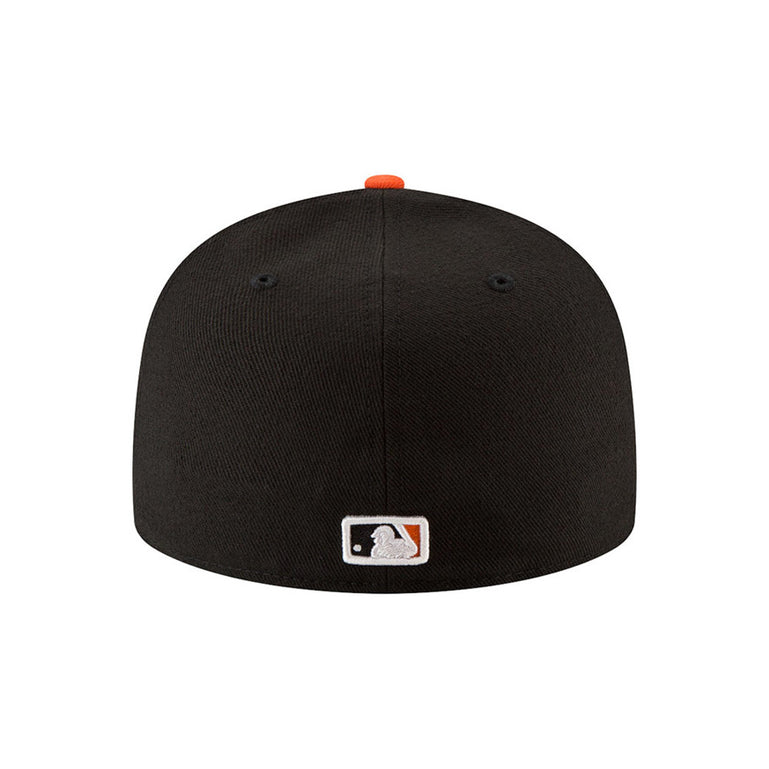 San Francisco Giants Fitted Cap Black Orange