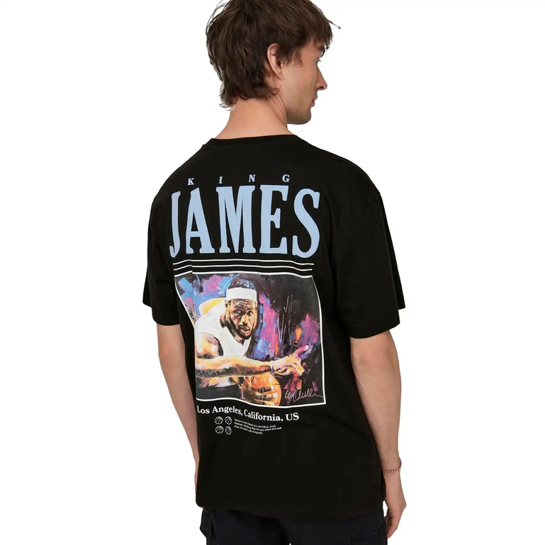 LeBron James Celebrity Relax Tee Zwart