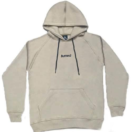 Burned Raglan Hoodie Camel