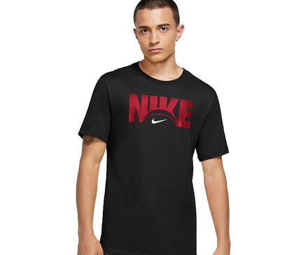 Nike Basketball Dri-Fit Logo T-shirt Black Red 