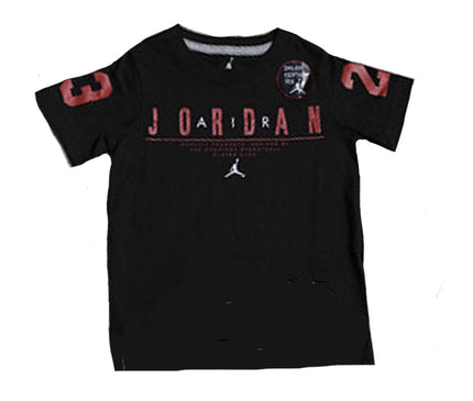 Kids Air Jordan T-shirt Schwarz Rot