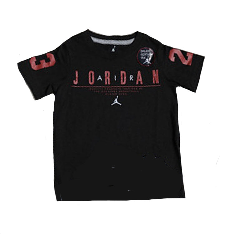 Kids Air Jordan T-shirt Zwart Rood