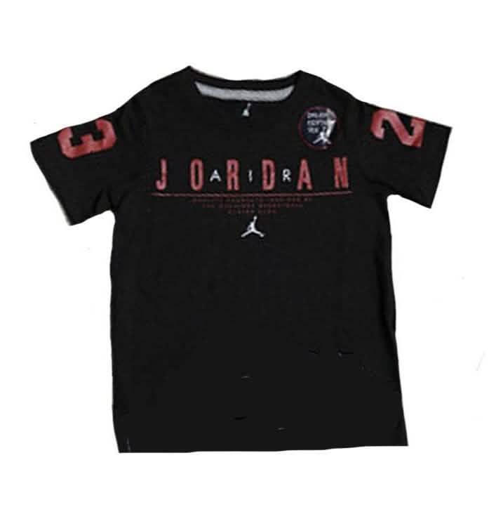 Kids Air Jordan T-shirt Zwart Rood