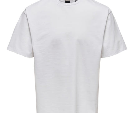 Only & Sons Fred Relaxed Fit T-shirt Wit