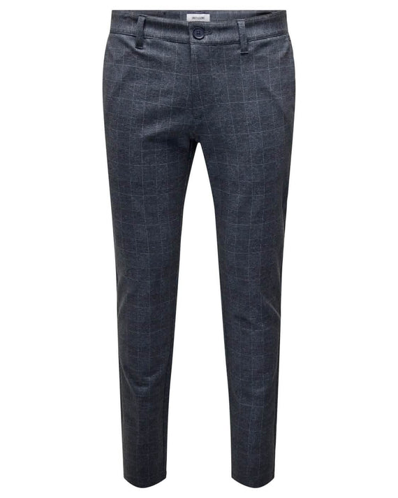Mark Check Pantalon Hy Dress Blues