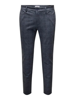 Mark Check Pantalon Hy Dress Blues