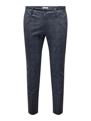 Mark Check Pantalon Hy Dress Blues