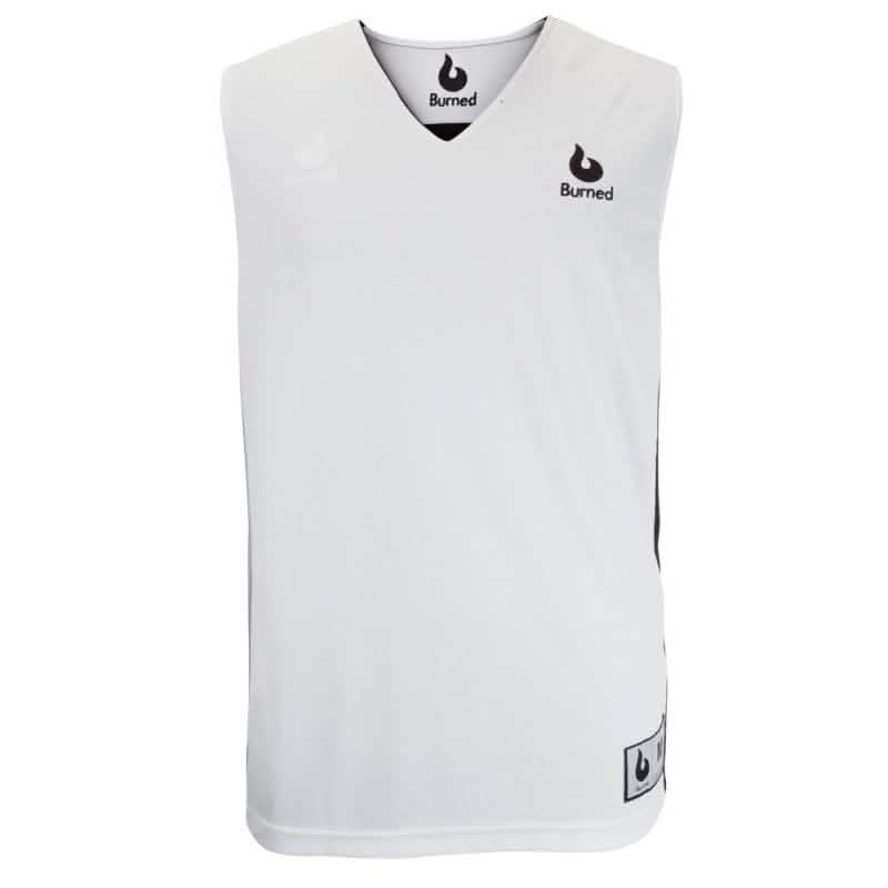 Burned Dubbelzijdig Jersey Zwart Wit