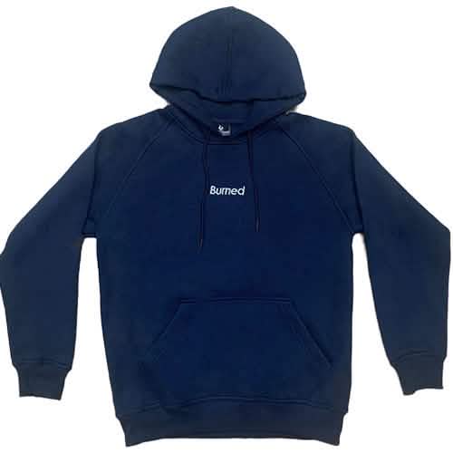 Burned Raglan Hoodie Marine